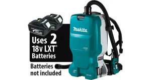 2021 Makita 36V (18V X2) LXT® Brushless 1.6 Gallon HEPA Filter Backpack Dry Dust Extractor, AWS® Capable, Tool O