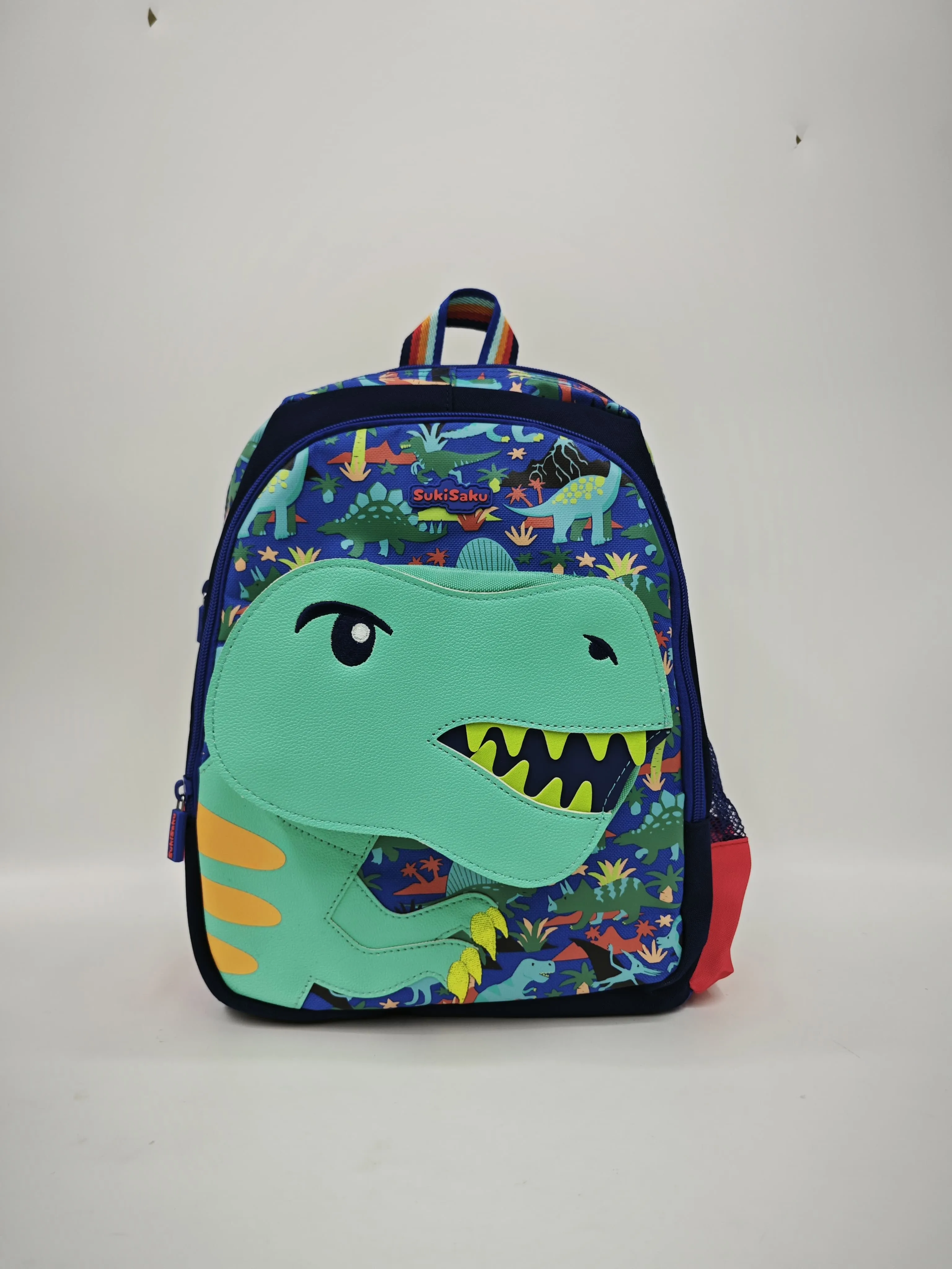 3D Design Backpack with Front Pocket for Kids (Dinosaur)