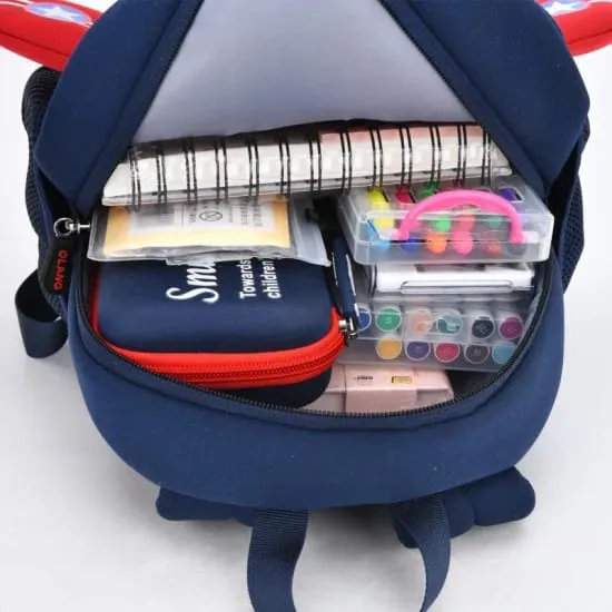 3D Plane Shape Backpack for Kindergarten kids