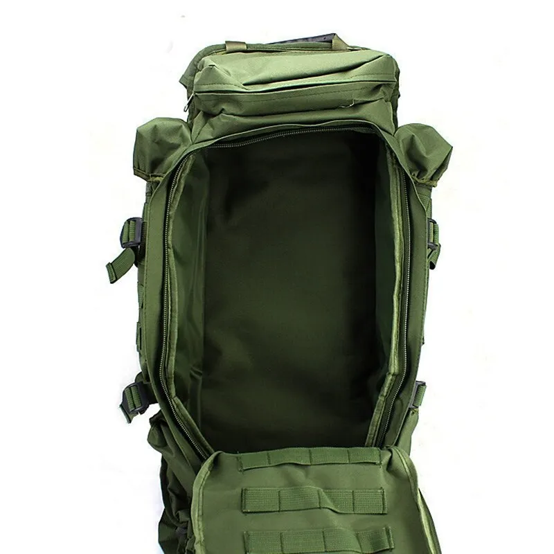 60L Military Molle Tactical Army Backpack with Waist Strap