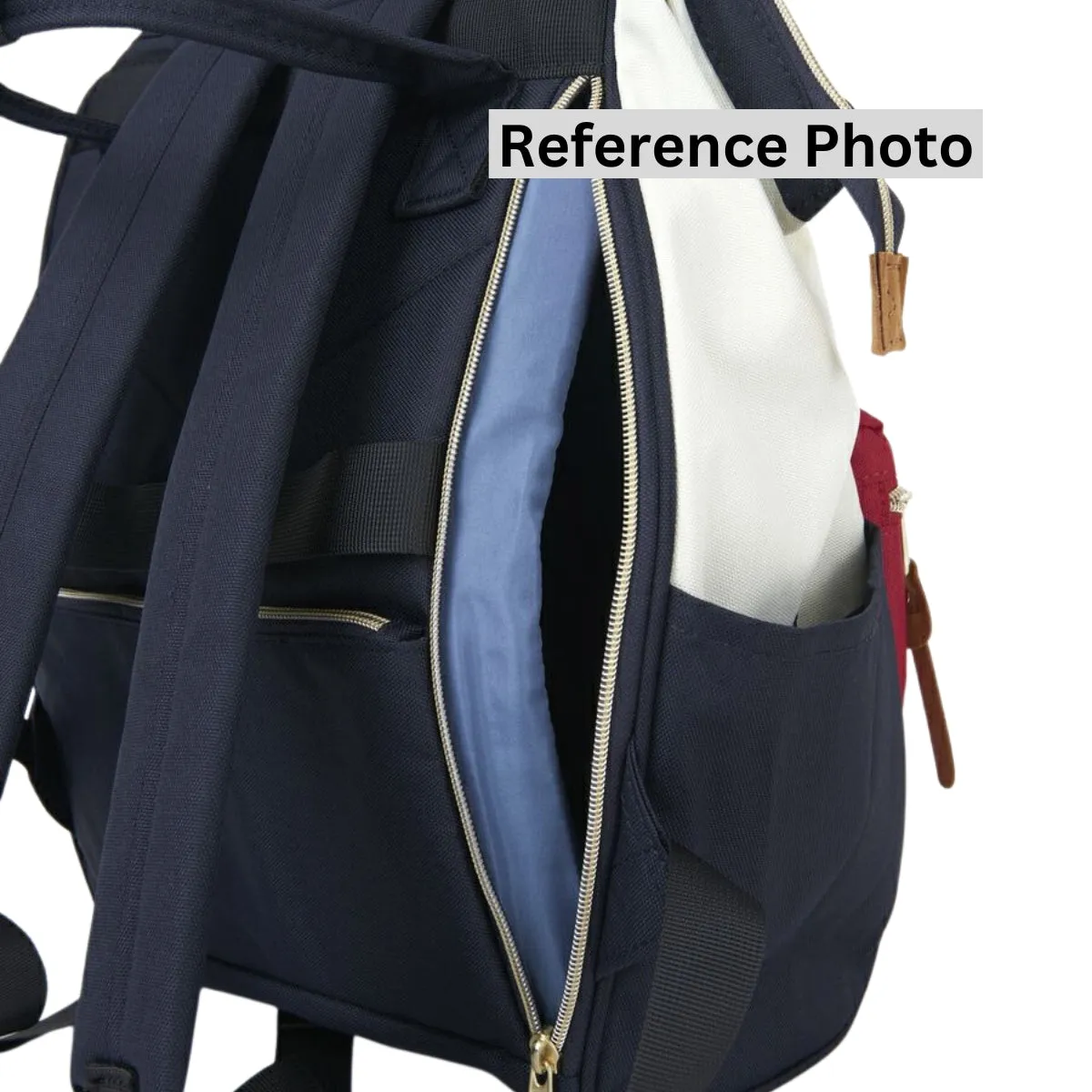 Anello Cross Bottle Backpack Regular in Navy Olive