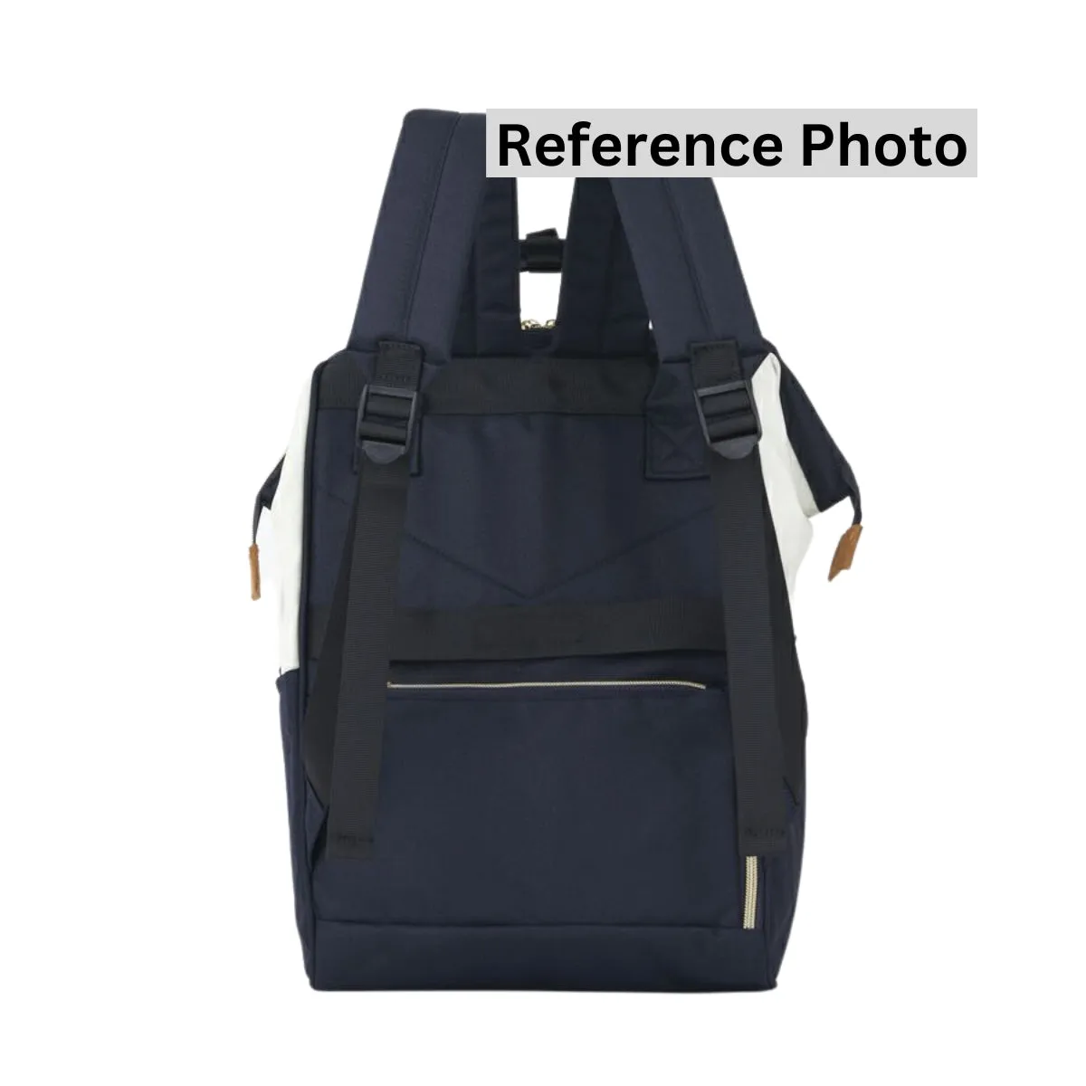 Anello Cross Bottle Backpack Regular in Navy Olive