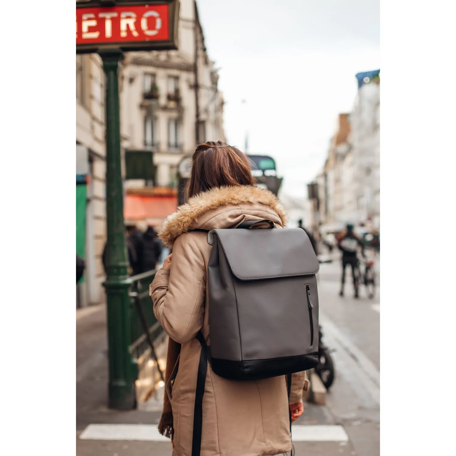 Beaba Oslo Changing Backpack - Mineral Grey