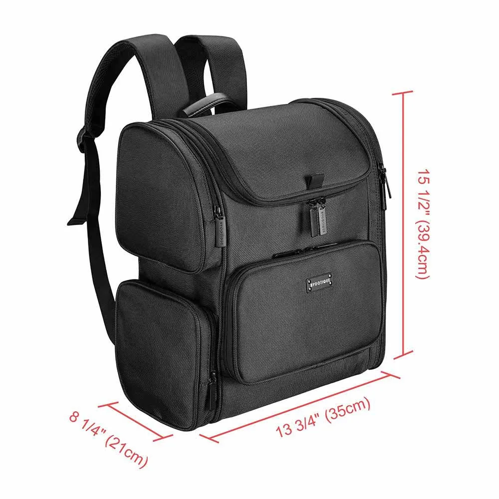 Byootique Makeup Backpack w/ Utility Pouches Lightweight Durable