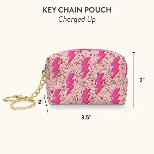 Charged Up Key Chain Pouch