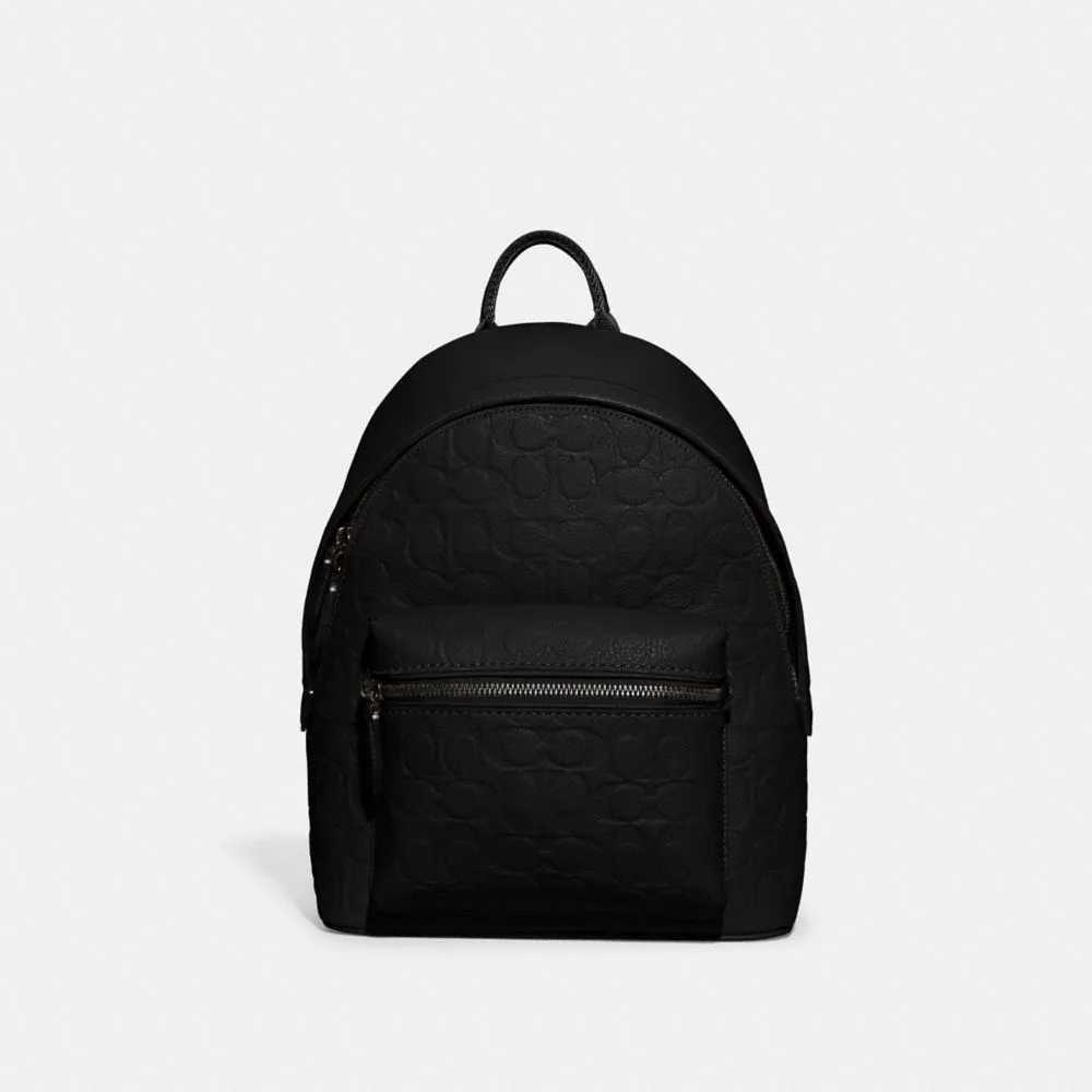 Charter Backpack 24 In Signature Leather