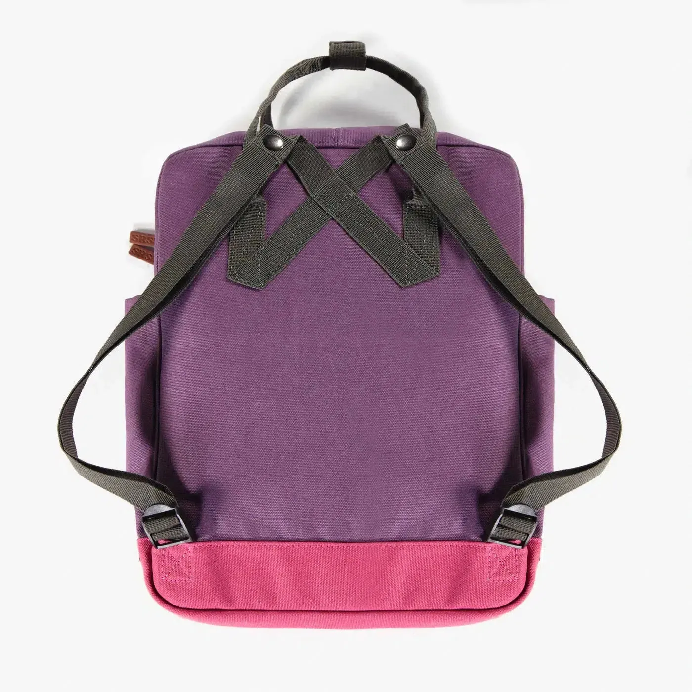 Colour Block School Backpack