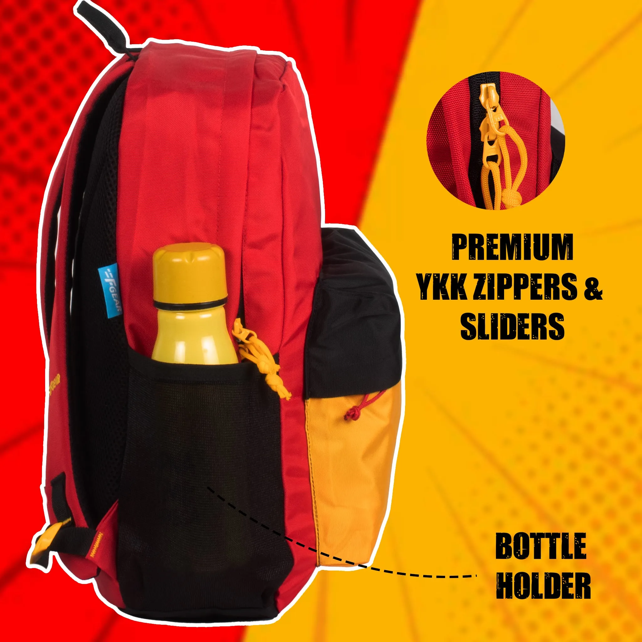 Emprise 23L Guc Red Yellow Black Backpack