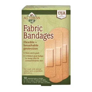 Fabric Bandages - Assorted 30 pc.