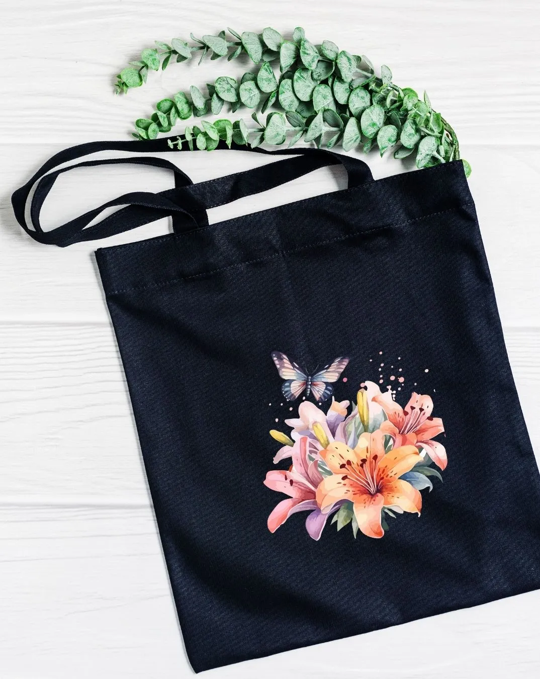 Flower Bundle Daily Thaila -  Canvas Reusable Bags