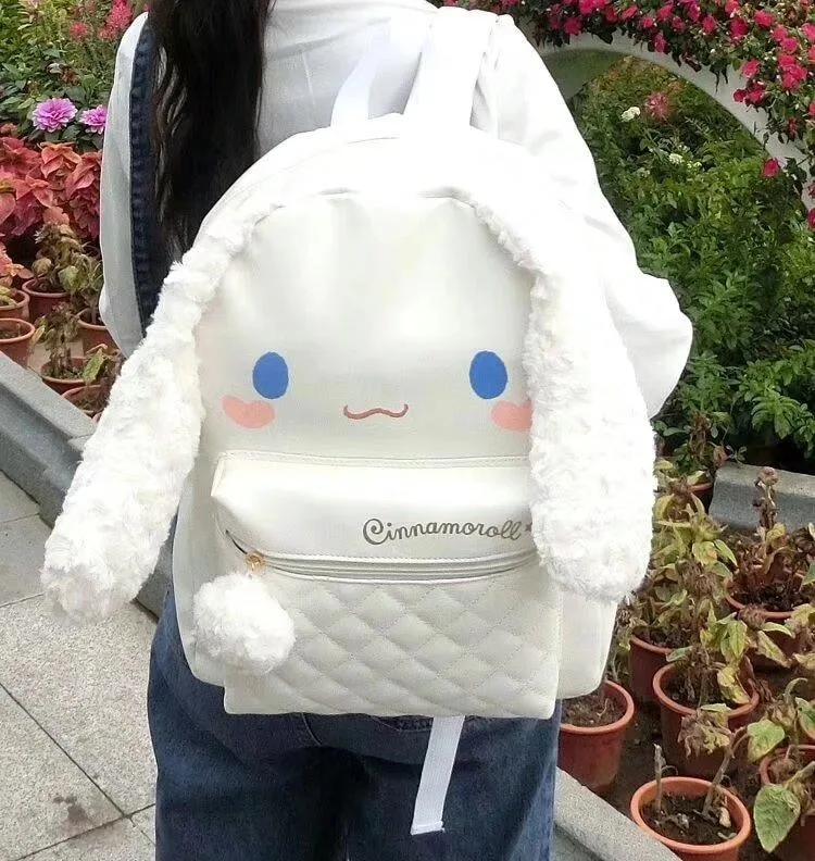 Fuzzy Bunny Backpack