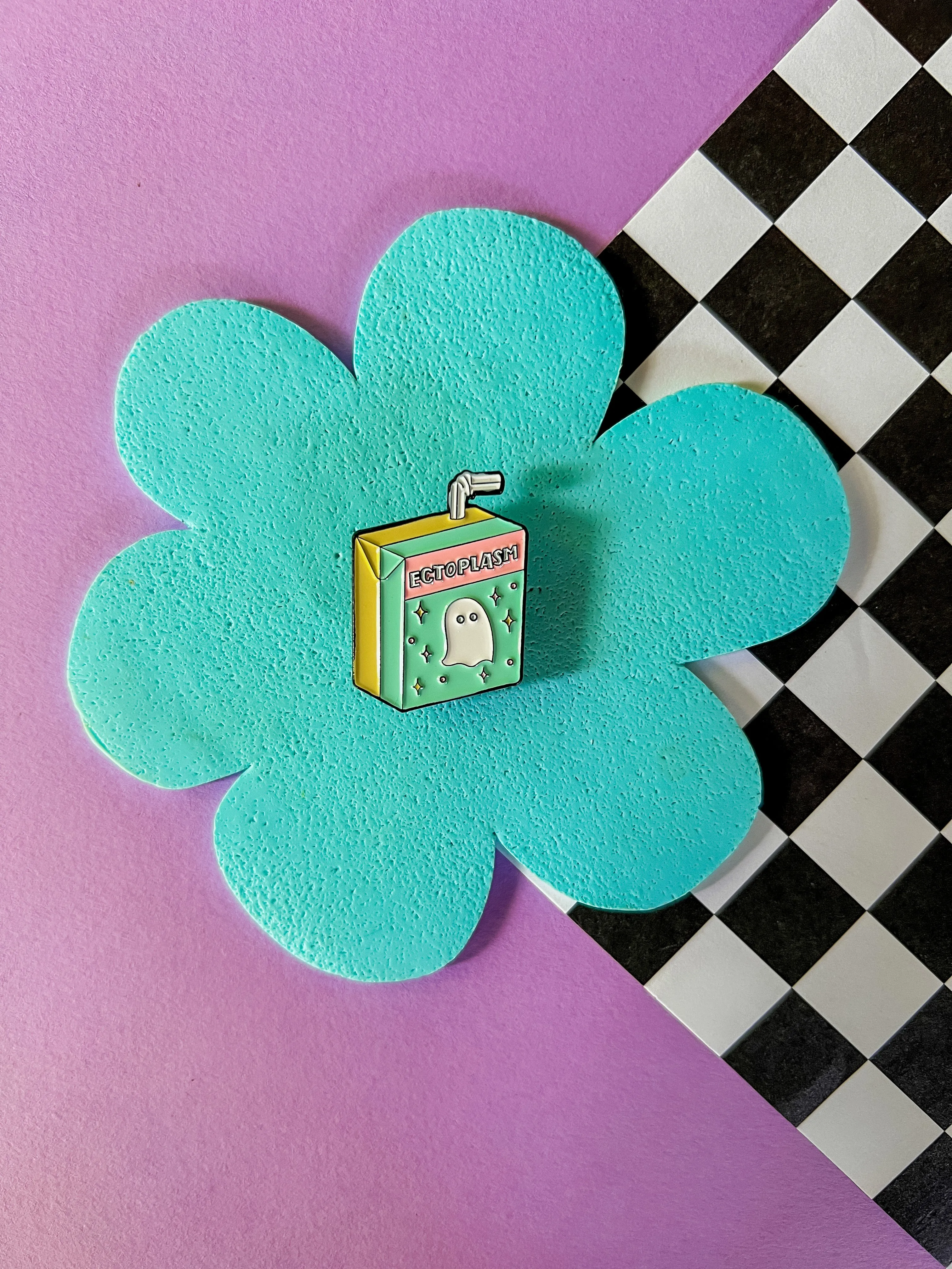 Ghost Juice Box | Enamel Pin