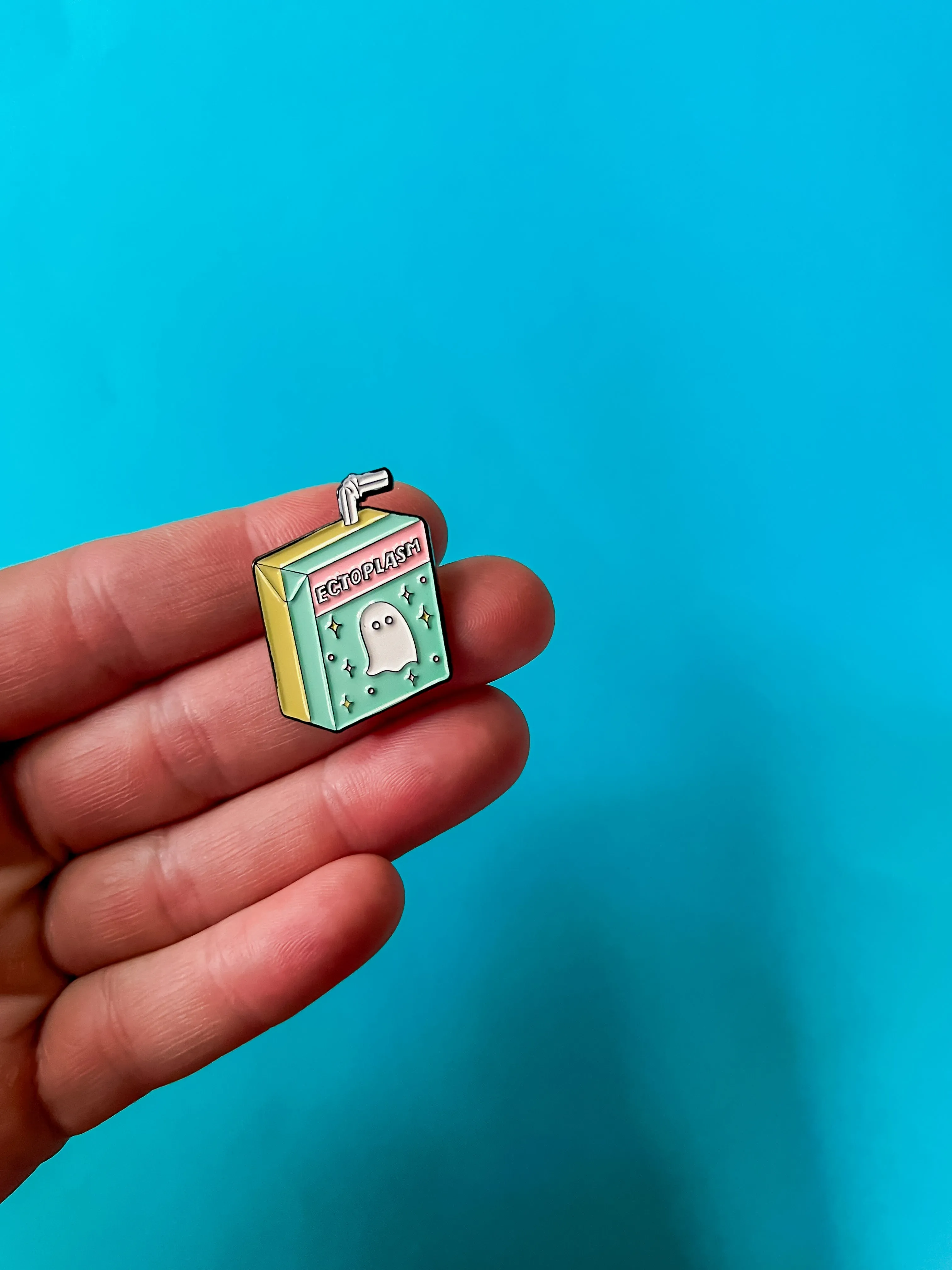 Ghost Juice Box | Enamel Pin