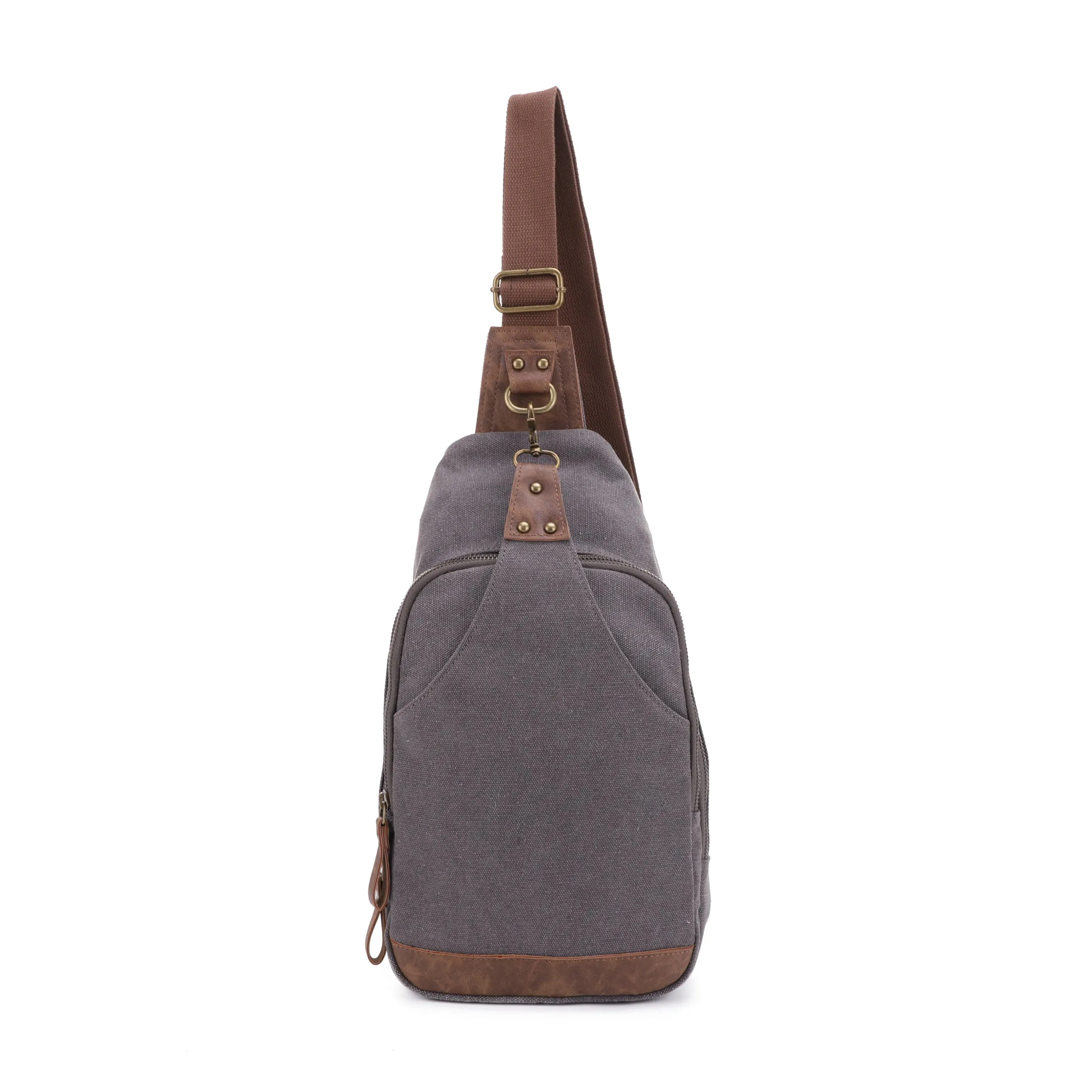 Glacier Unisex Canvas Sling Shoulder Concealed Backpack