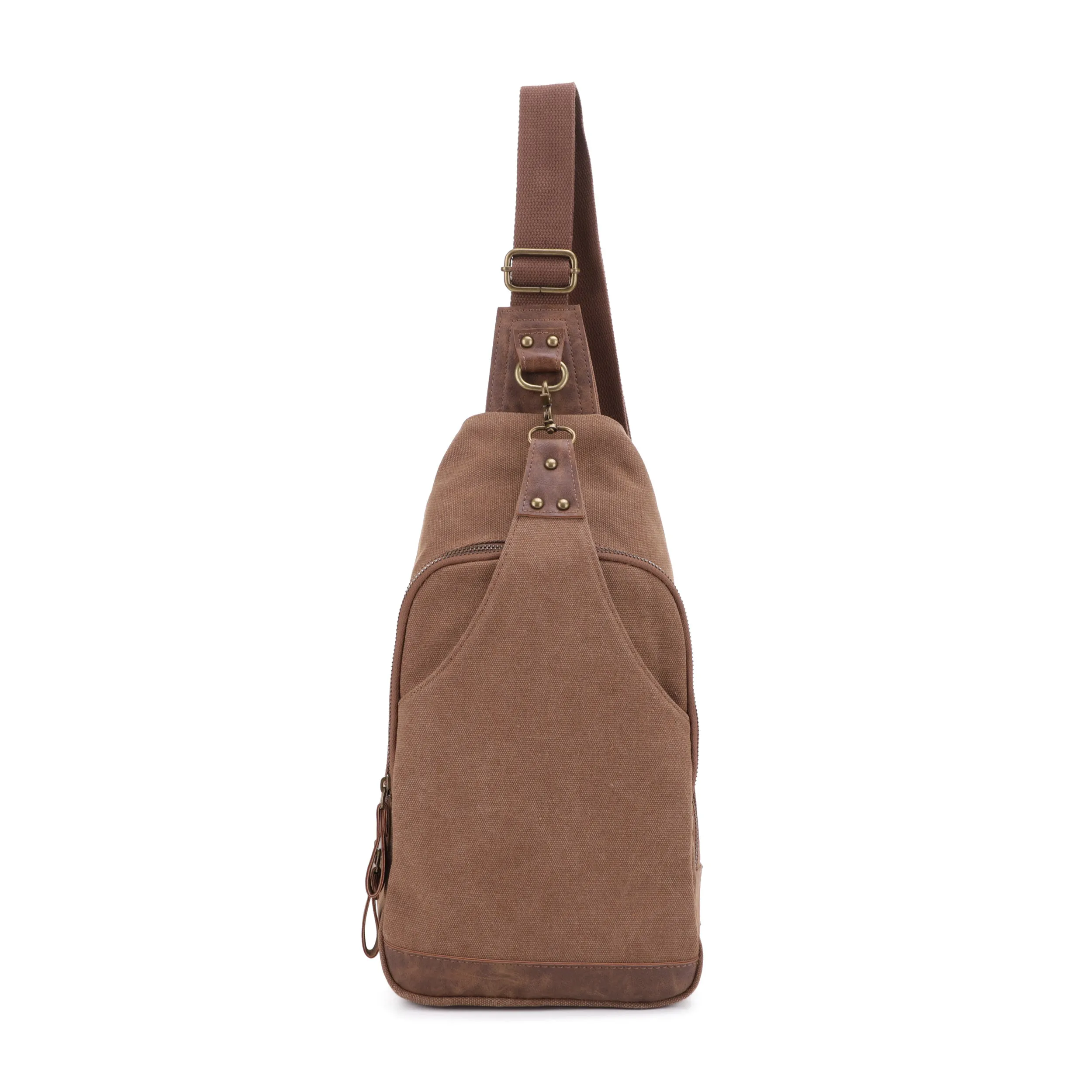 Glacier Unisex Canvas Sling Shoulder Concealed Backpack