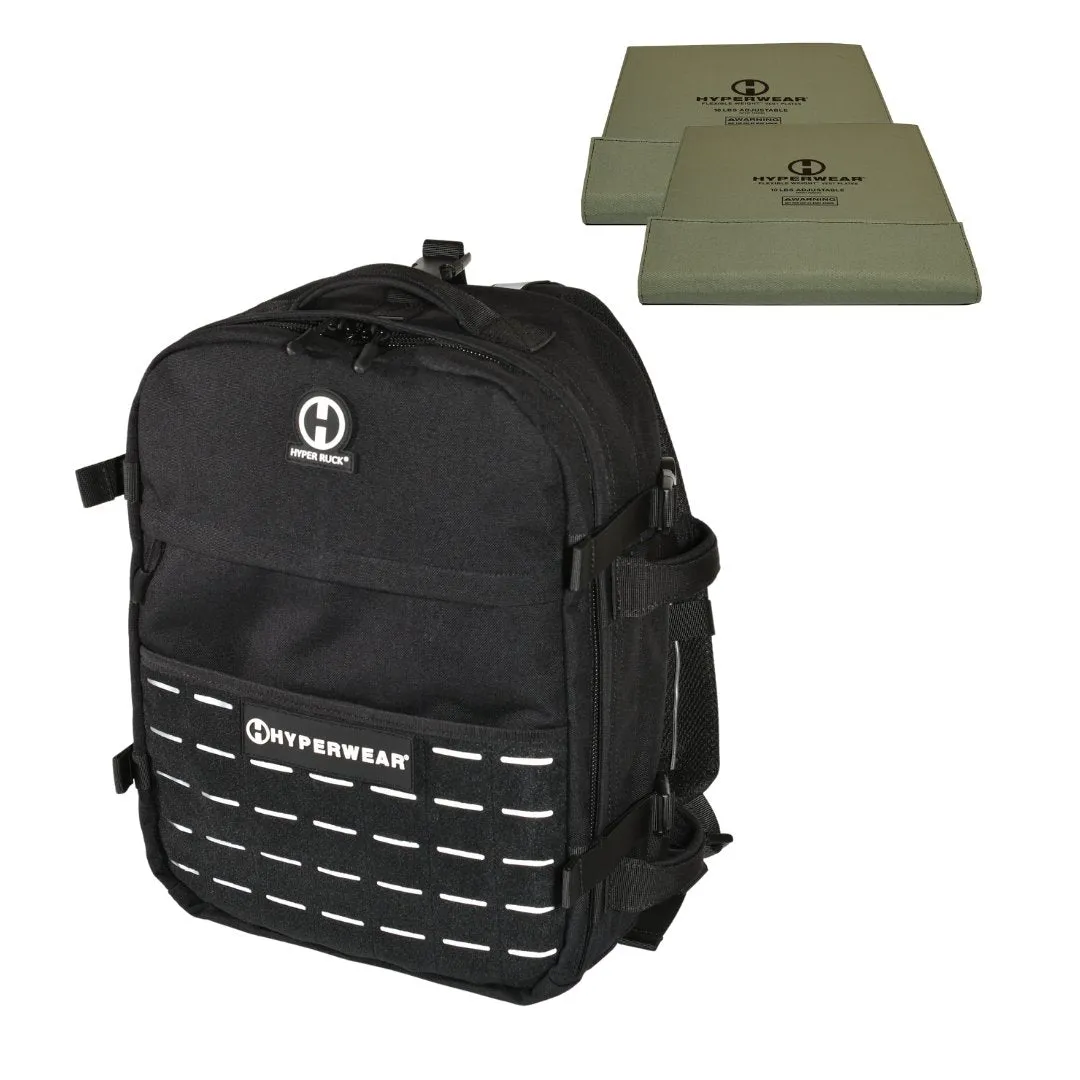 HYPER RUCK® Rucking Backpack | Strength Training and Every Day Carry Bag