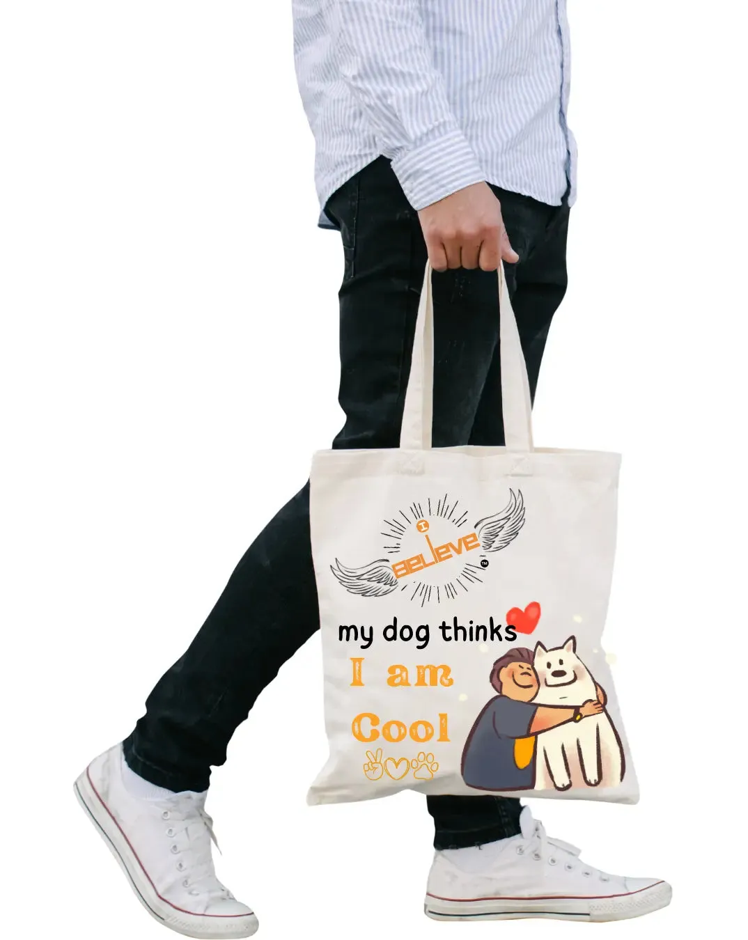 I Believe I am Cool Daily Thaila -  Canvas Reusable Bags