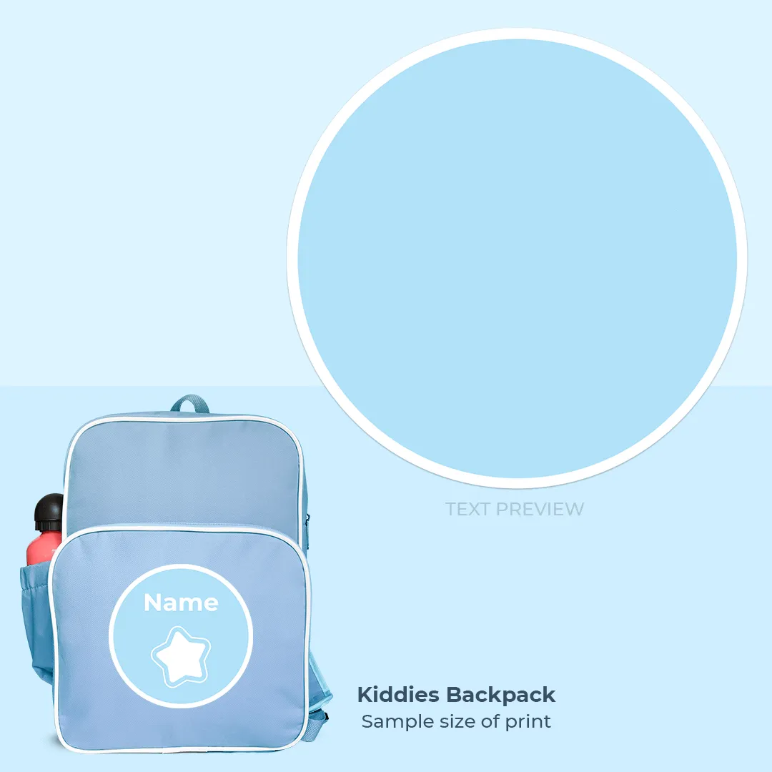 Kiddies Backpack - Light Blue