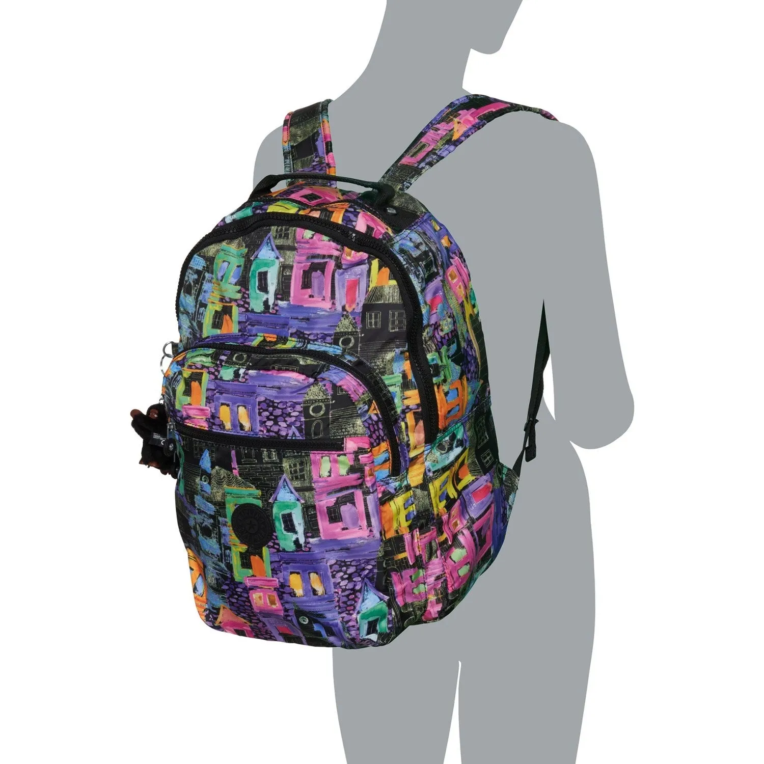 Kipling Seoul Coronado Streets Large Printed 17" Laptop Backpack