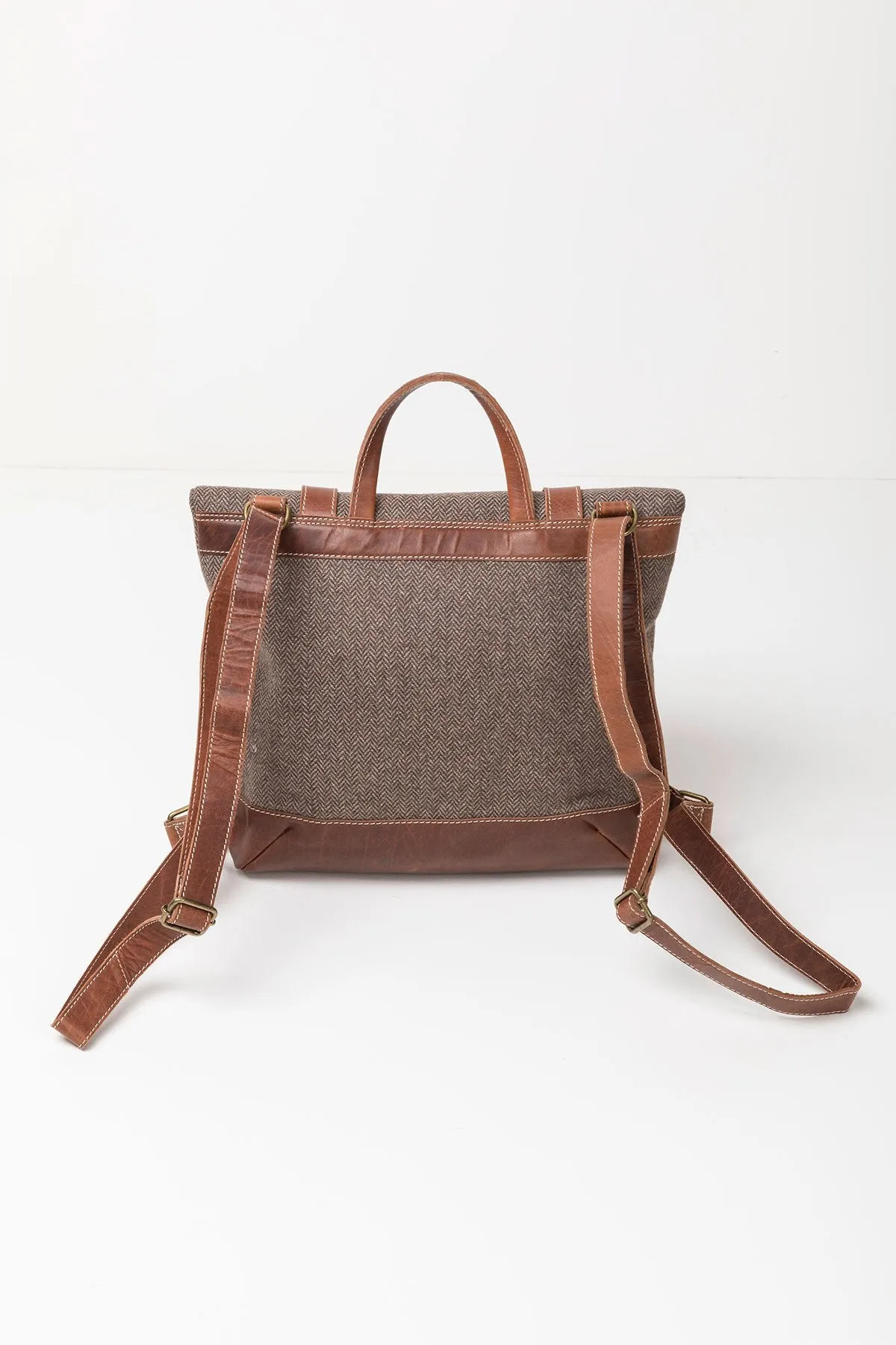 Ladies Tweed Backpack - Annabel