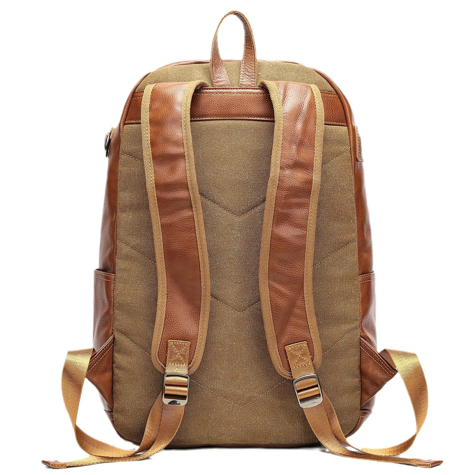 Leather Backpack Large Capacity – First Layer Cowhide, Stylish & Durable Travel Backpack