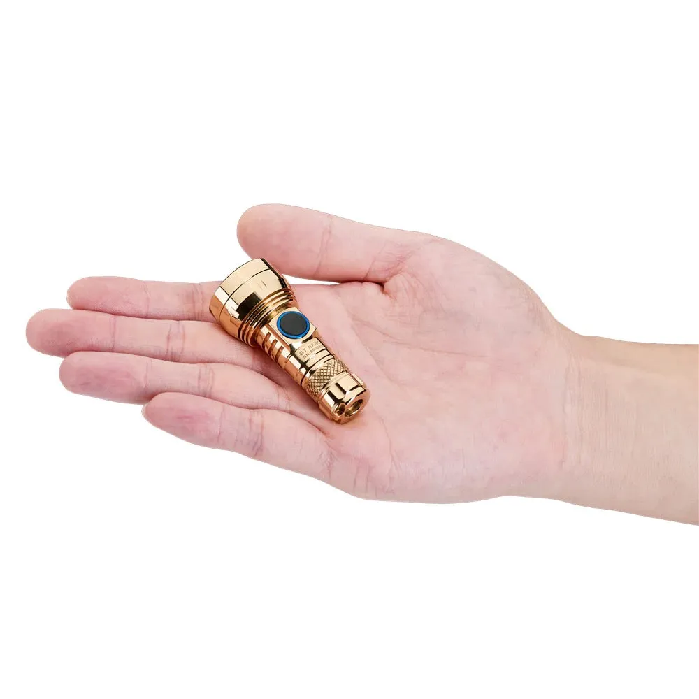 Lumintop GT Nano 450 Lumen Micro-USB Rechargeable Mini LED Flashlight - Brass / Copper