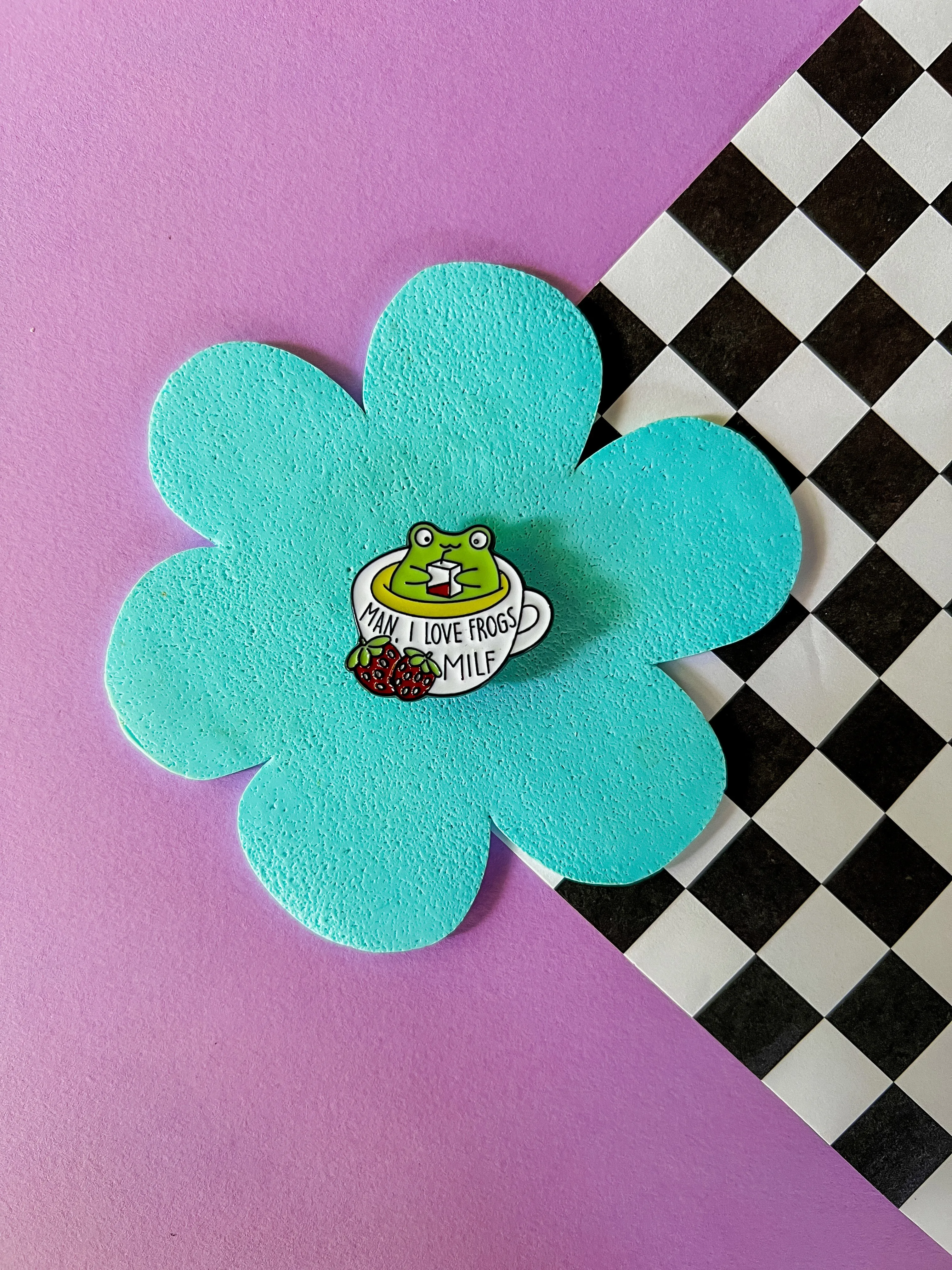 Maaan I Love Frogs | Enamel Pin