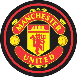 Manchester United Team Round Decal