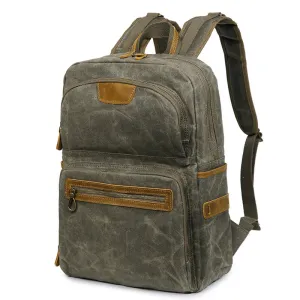 Men's Shoulder Retro Canvas Casual Travel Backpack