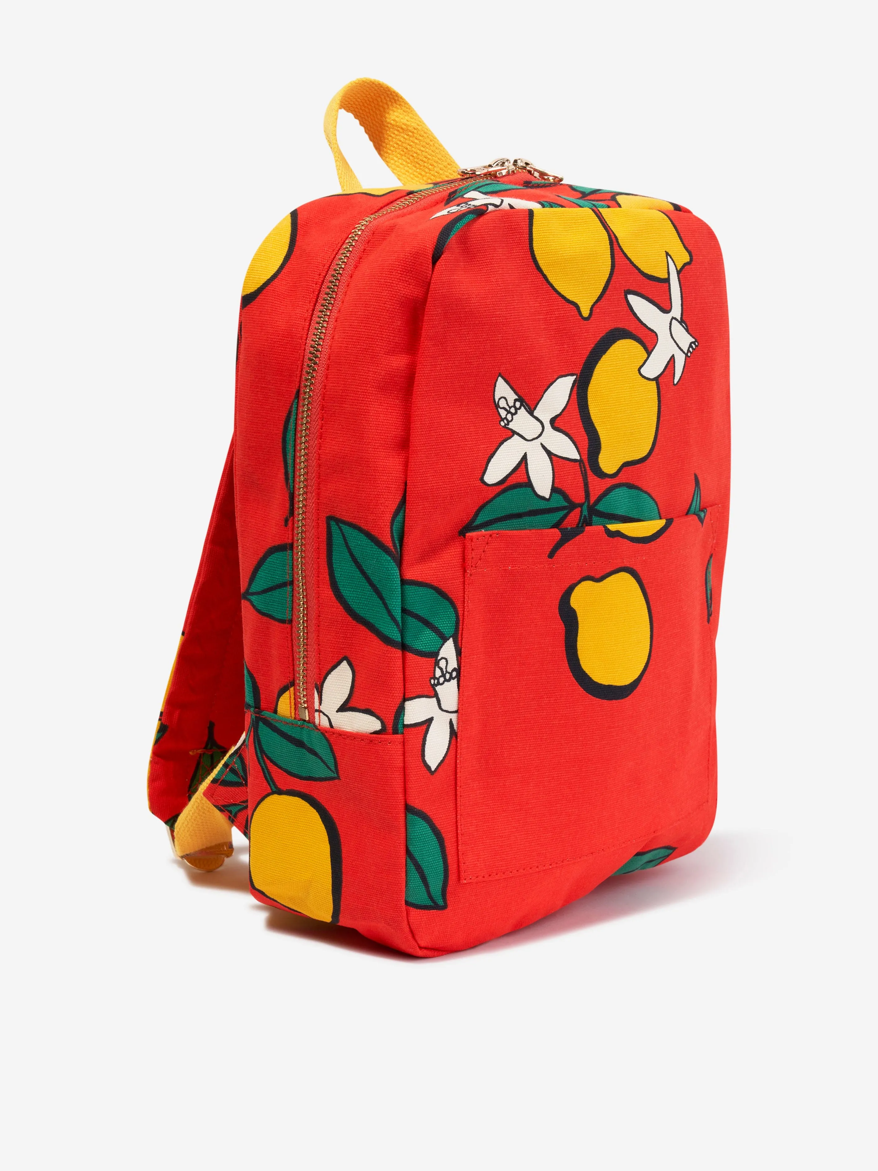 Mini Rodini Girls Lemons Backpack in Red