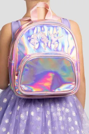 Mirella A808C Glow Iridescent Ballerina Backpack