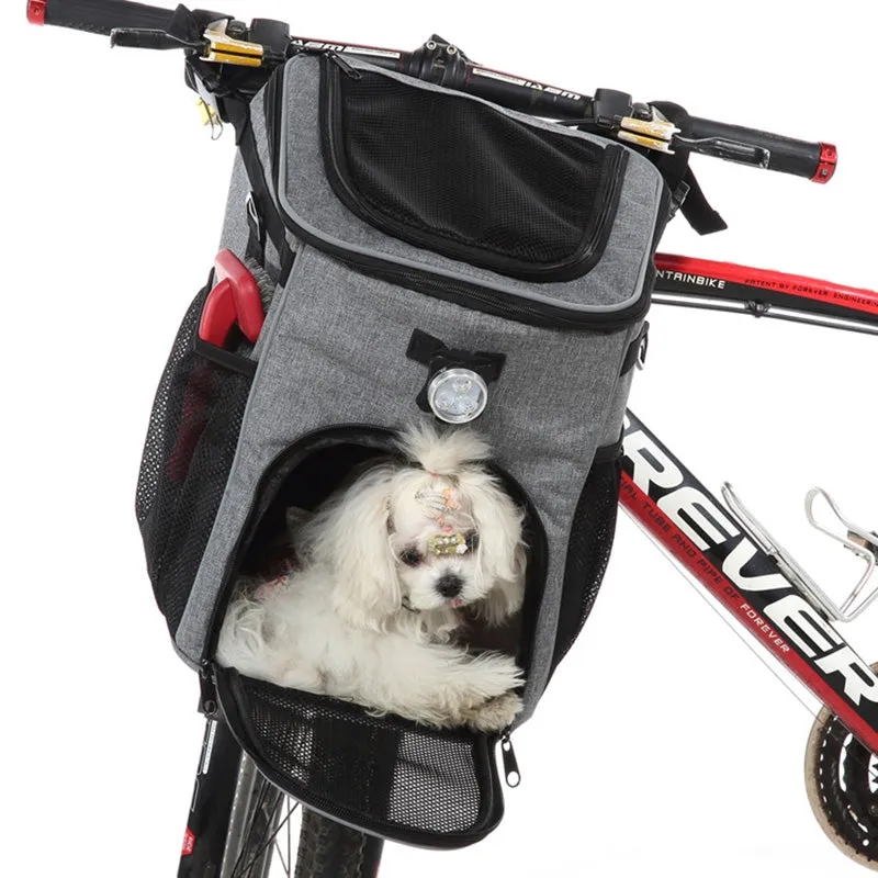 Multifunctional Bike Carrier Backpack Bag For Dog & Cat