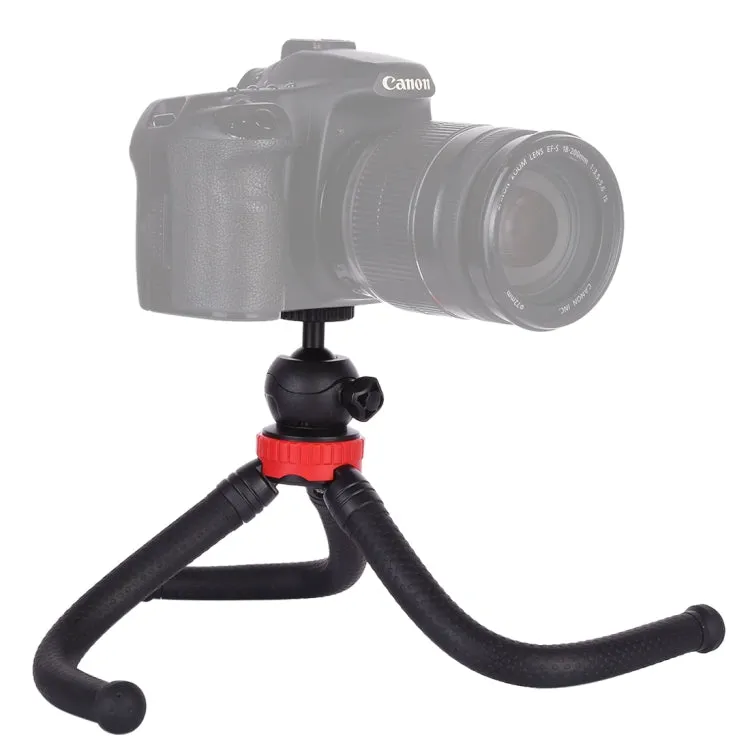 MZ305 Mini Octopus Flexible Tripod Holder with Ball Head for SLR Cameras, GoPro HERO10 Black / HERO9 Black / HERO8 Black /7 /6 /5 /5 Session /4 Session /4 /3  /3 /2 /1, DJI Osmo Action, Xiaoyi and Other Action Cameras, Cellphone, Size:30cmx5cm