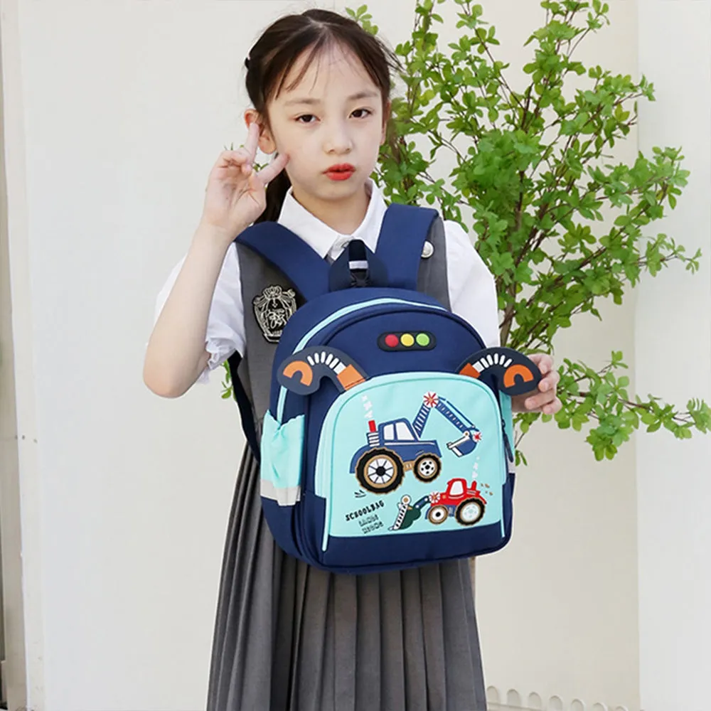 (NET) Children Cute Cartoon Shoulder Bag Kindergarten Schoolbag