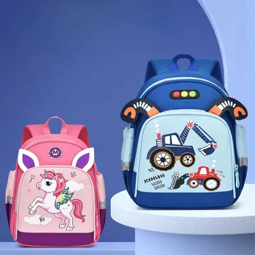 (NET) Children Cute Cartoon Shoulder Bag Kindergarten Schoolbag