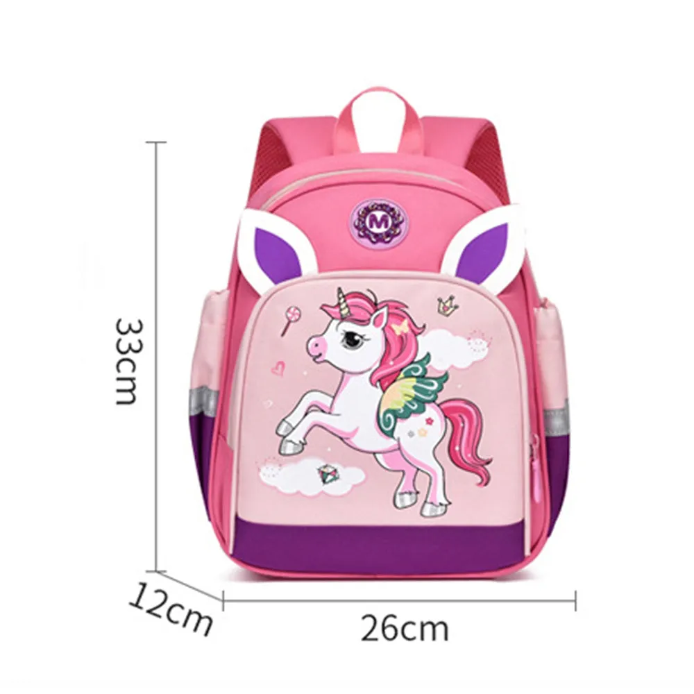 (NET) Children Cute Cartoon Shoulder Bag Kindergarten Schoolbag