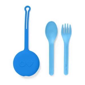 OmieBox Cutlery Pod Set -  CAPRI BLUE