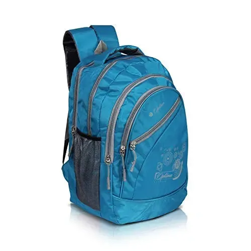 Optima Water Resistant Polyester Fits 13 Inch Laptop and Notebook Blue Backpack