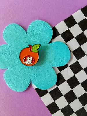 Orangina Cat  | Enamel Pin