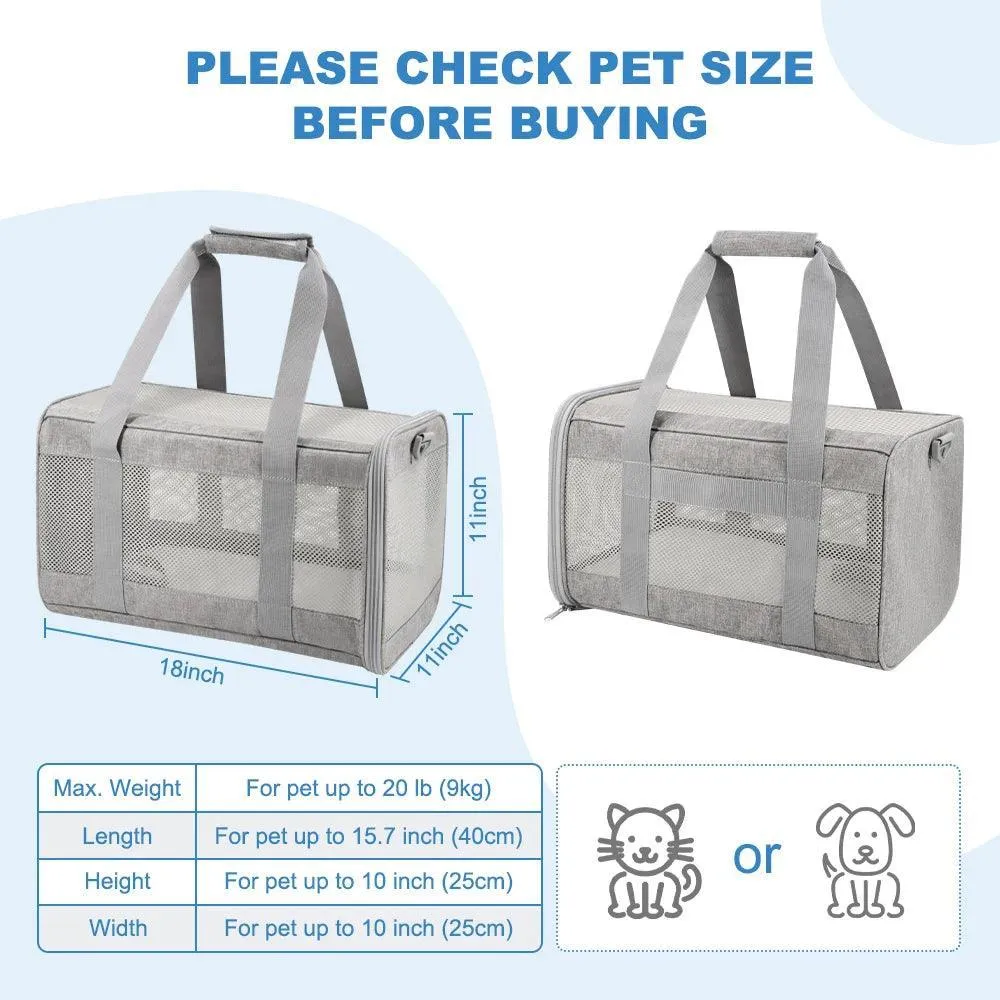 Pet Travel Backpack: Stylish Airline-Approved Carrier with Premium Safety Features