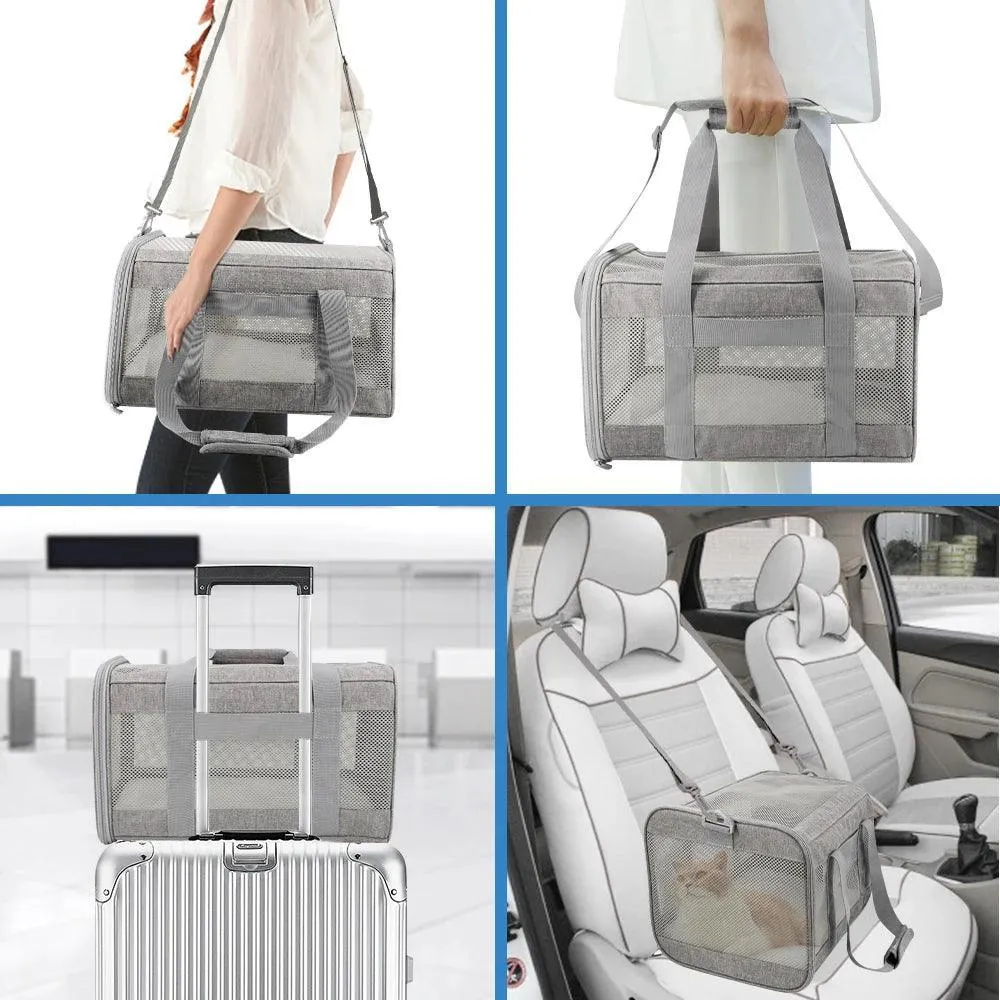 Pet Travel Backpack: Stylish Airline-Approved Carrier with Premium Safety Features