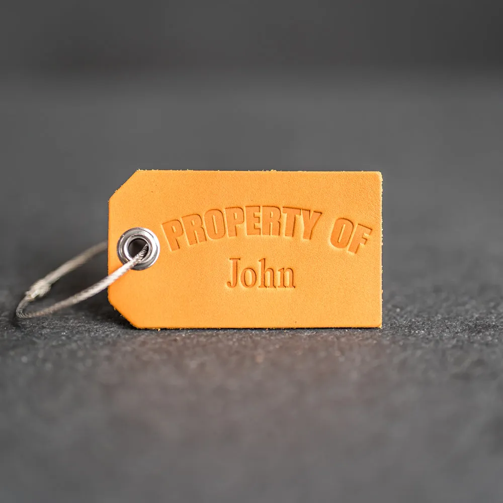 Property of Personalized Backpack Luggage Tag | Back to School