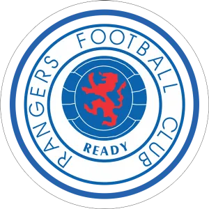 Rangers Football Team Round Decal