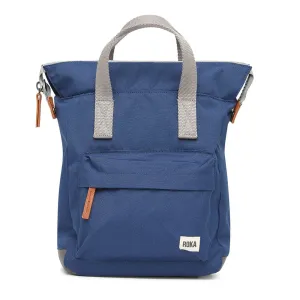 ROKA recycled canvas blue backpack