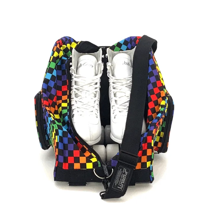 Roller Skate Backpack | Freewheelin' | INDY Rainbow Black