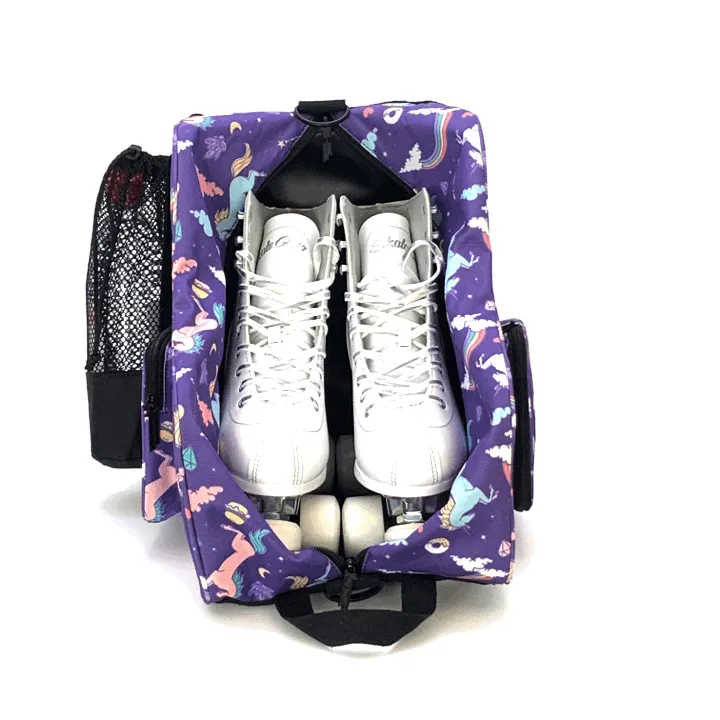 Roller Skate Backpack | Freewheelin' | Purple Unicorn