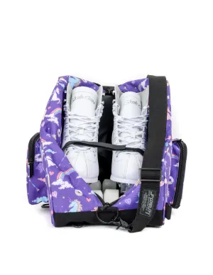 Roller Skate Backpack | Freewheelin' | Purple Unicorn