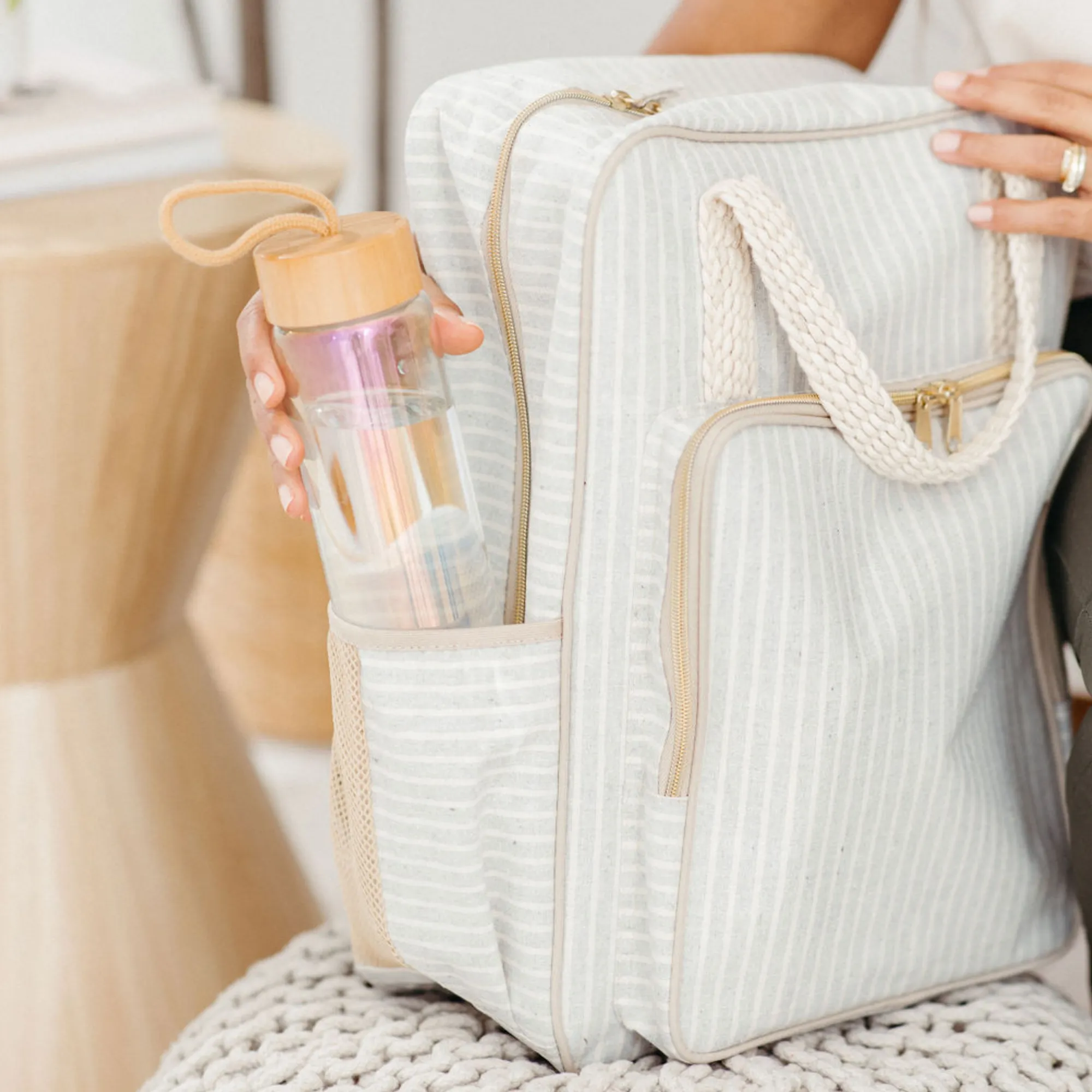 Sand & Stone Beach Stripe All-Day Backpack