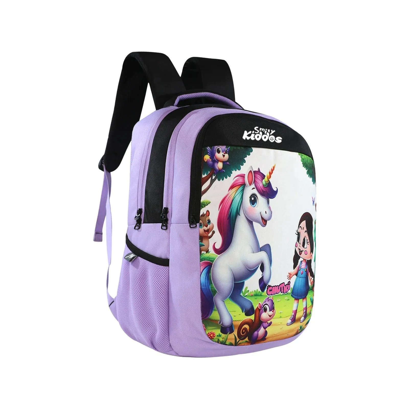 Smily Kiddos - Licensed Chhota Bheem Chutki Junior Backpack 1 - Purple