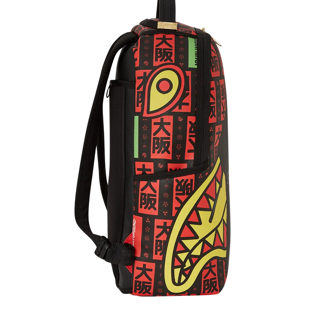 Sprayground John Wick The Hit Backpack - Red / Yellow / Black